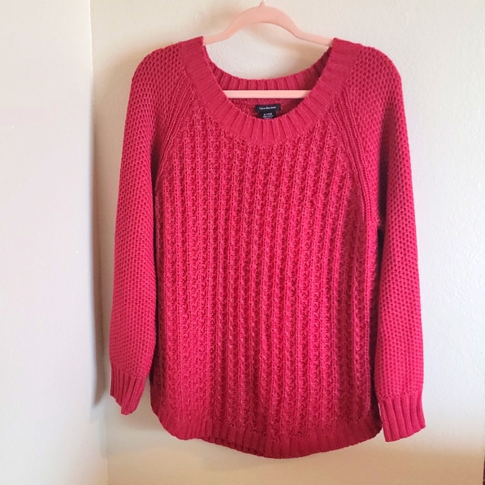 Calvin Klein Jeans XL Ribbed Knit Sweater